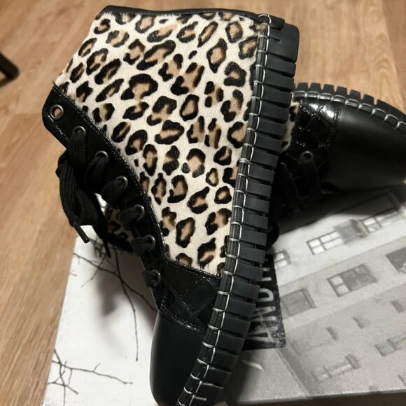 Andia Fora Leopard Print Platform Sneaker Boot - Picture 8 of 12